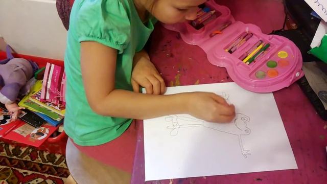 Как нарисовать лягушку мультяшную смотреть онлайн