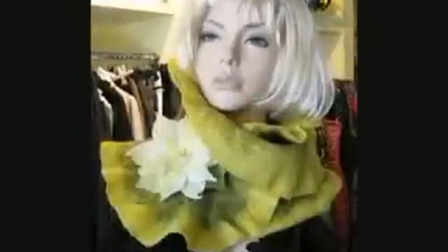 Чудные валяные шарфики! смотреть онлайн
