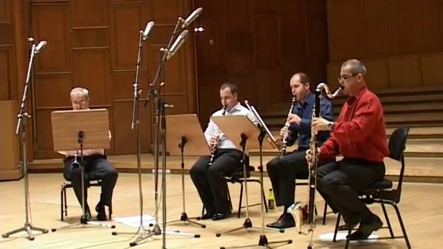 Dance of the Reed Pipes Tchaikovsky clarinet quartet Konick.mpg смотреть онлайн