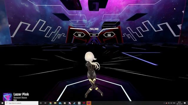 Synth Riders - Sunset Neon - Lazer Pink (Easy) - First Avatar test смотреть онлайн