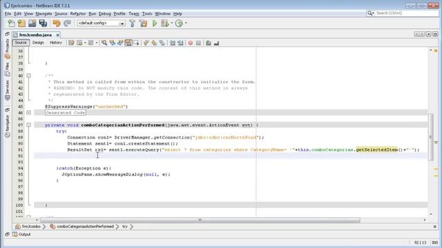 JAVA - Traer datos desde una BD a un control JComboBox, JTable y JTable Pt.2 смотреть онлайн