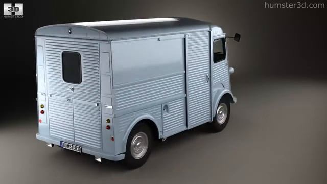 Citroen H Van 1964 by 3D model store Humster3D.com смотреть онлайн