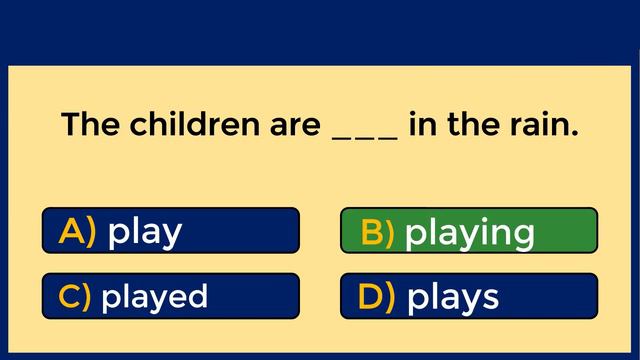 Present Continuous Tense Quiz | Can You Pass This Quiz? #challenge 6 смотреть онлайн