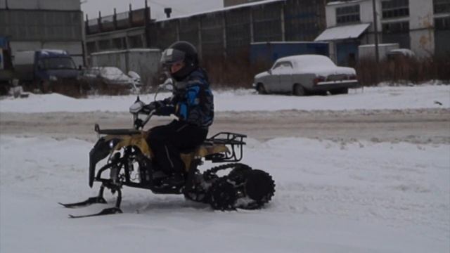 Электрический Снегоход-Квадроцикл SHERHAN 300 SNOW смотреть онлайн