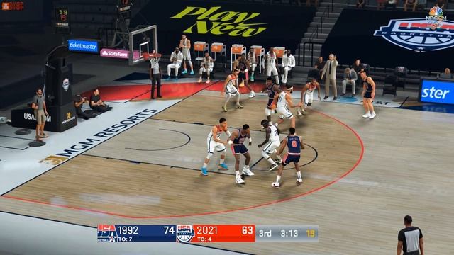 1992 Dream Team vs 2021 USA Team | HIGHLIGHTS | 1440p60HD смотреть онлайн