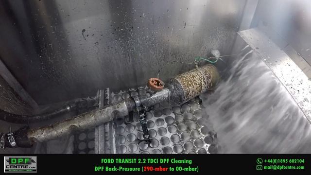 Ford Transit 2.2 TDCI DPF Cleaning смотреть онлайн