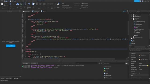 [ANIME BATTLEGROUND #5] ROBLOX Studio | MAKING THE CHARACTER LOAD смотреть онлайн