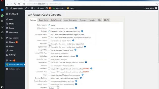 WP Fastest Cache Setup Tutorial - wordpress fastest cache in hindi смотреть онлайн