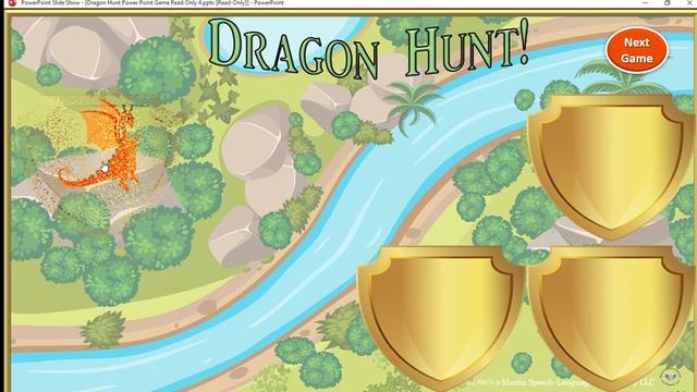 Dragon Hunt Power Point Game for Teletherapy смотреть онлайн
