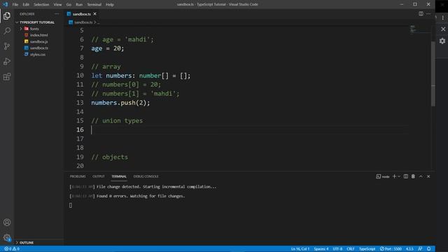 آموزش TypeScript - Explicit Types - قسمت 4 смотреть онлайн