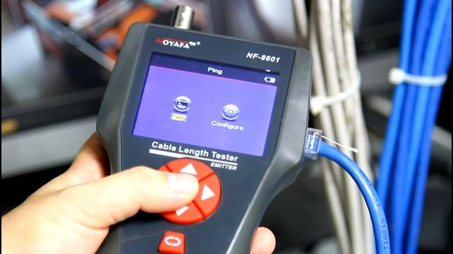 English video: NOYAFA cable length tester & Ping /POE tester NF-8601 series смотреть онлайн