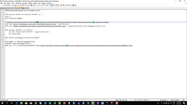Docker +SQL Server смотреть онлайн