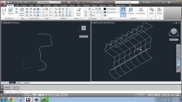 AutoCAD - 3D Modeling Basics #22 - Extract Edges and Surface Sweep - Brooke Godfrey смотреть онлайн