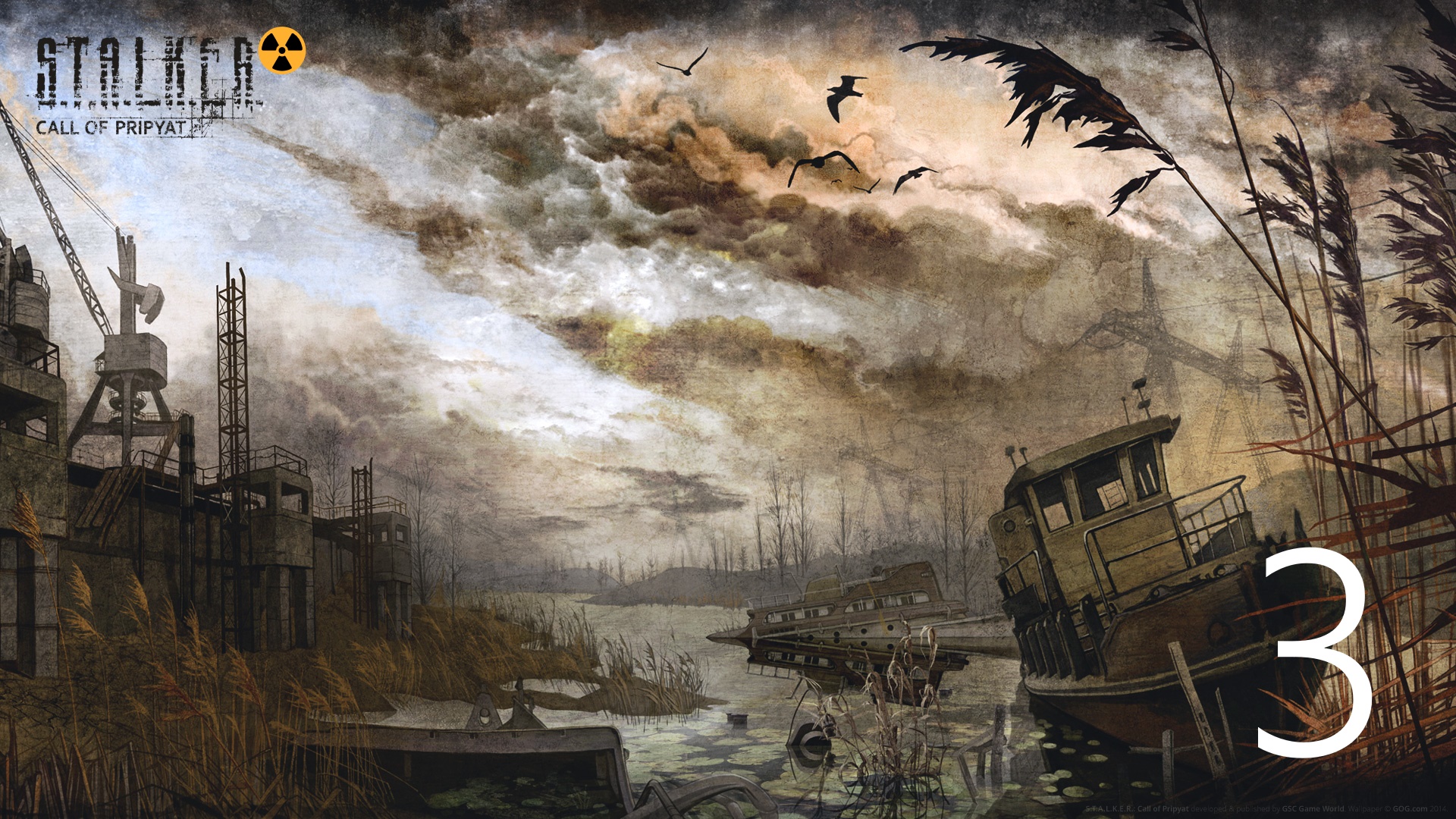 ☢ S.T.A.L.K.E.R.:Зов Припяти.Тихий час с глухарём.Обследование второго  
 Вертолёта Часть3 ☢