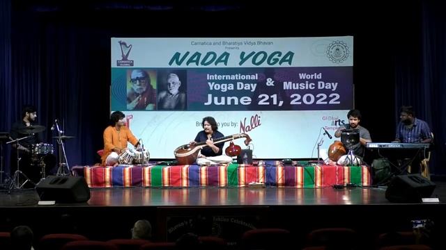 Enna Satham Indha Neram by Veena Maestro Rajhesh Vaidhya lNADA YOGA International World Music Day смотреть онлайн