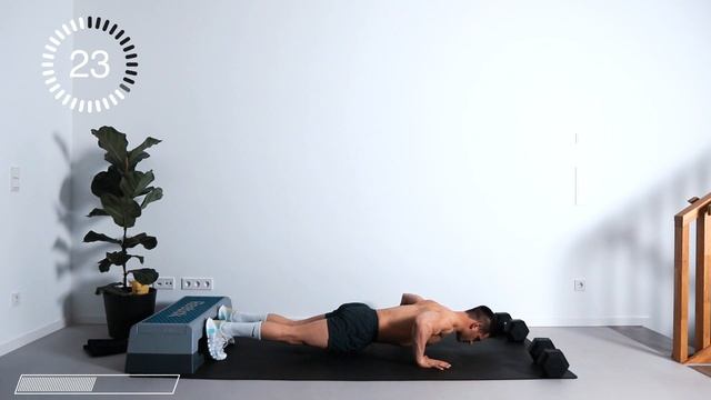 Chest Workout with Dumbbells (15 minute Follow A long + Push Ups) смотреть онлайн