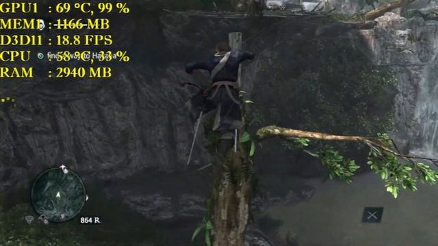 Assassin's Creed IV : Black Flag Benchmark On GT 730 ! Nvidia смотреть онлайн