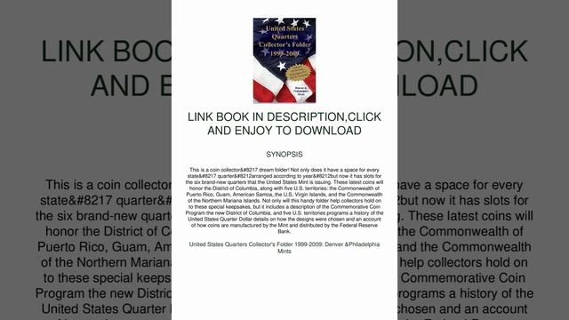 ||d0WNL0ad|| United States Quarters Collector's Folder 1999-2009: Denver &