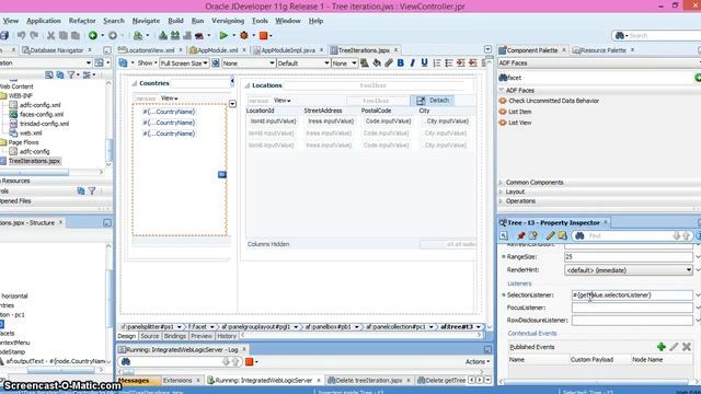 Master detail in tree and table using java in Oracle ADF смотреть онлайн