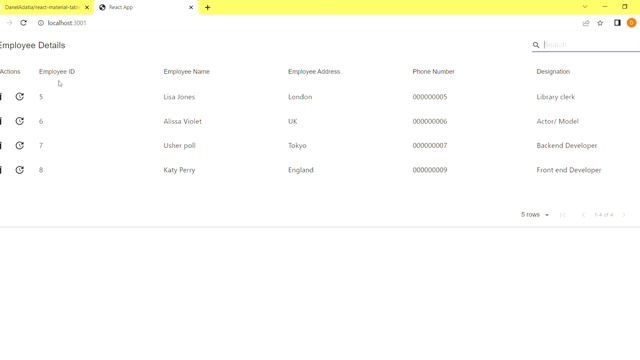 React-Material-Table-Fetch-Delete-JsonServer смотреть онлайн