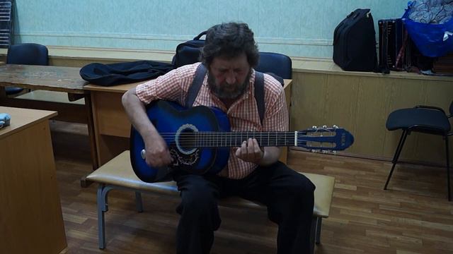 Разучивание аккордов на гитаре в доме культуры п. Мостовик. смотреть онлайн