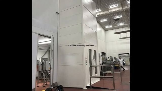 Bespoke Mezzanine Floor Goods Lift, Colour RAL 9010, Rochdale смотреть онлайн