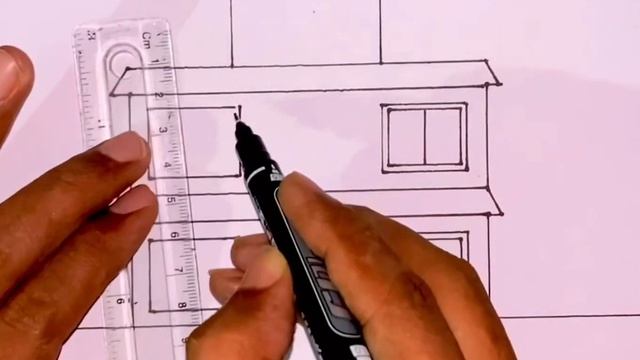 How to draw a house || My house drawing смотреть онлайн