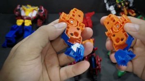 Tobot Mini Galaxy Detective Trasformations : Commander Universe, Big Troll, King Quatran, Master V