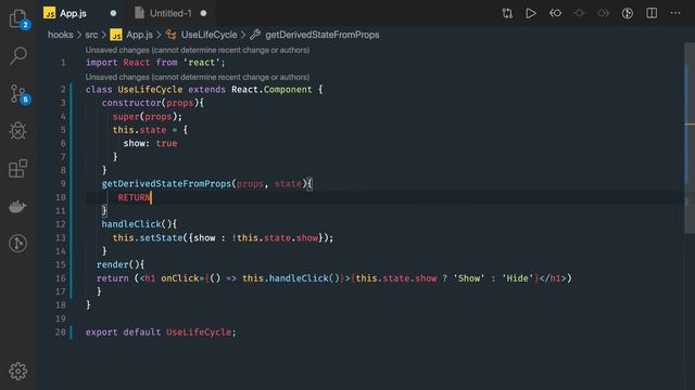 React JS LifeCycle Methods in Examples #24 смотреть онлайн