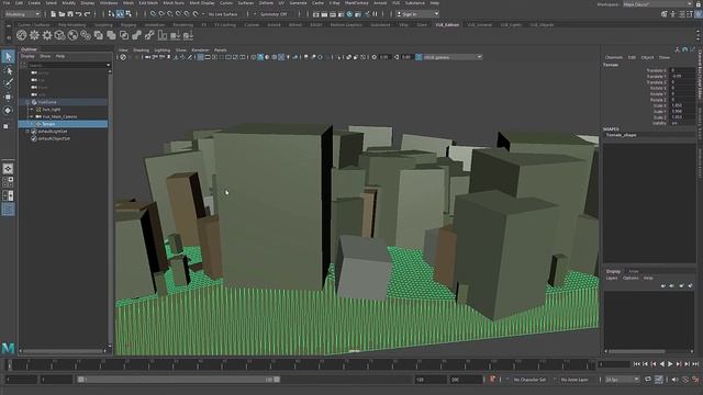 Converting VUE scenes and assets to V-Ray in Maya смотреть онлайн