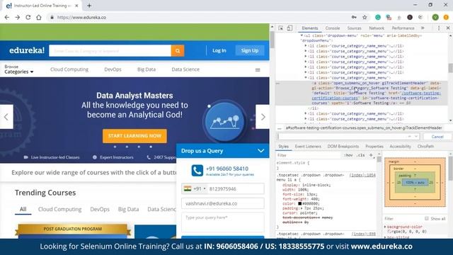 Actions class in Selenium WebDriver | Edureka| Testing Rewind - 5 смотреть онлайн