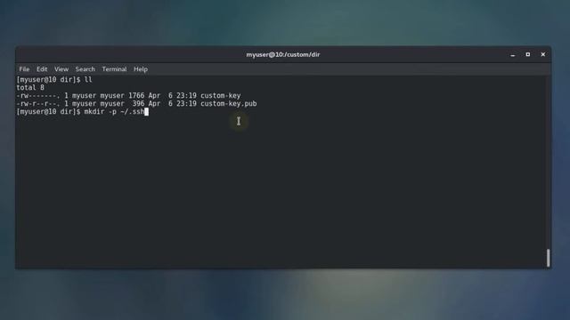 SSH - Generate SSH key pair with specific name смотреть онлайн