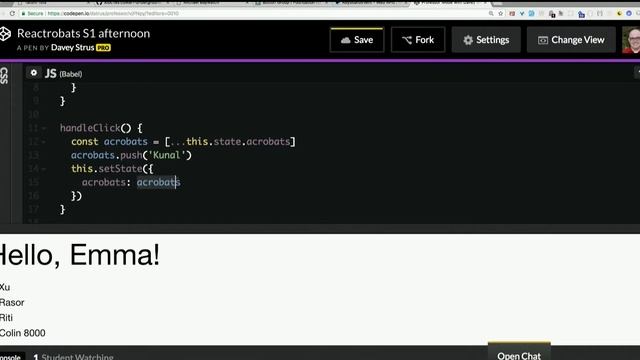 Day 5 - Afternoon, part 11: setState() and handling events in React - XTBC 2018 Session 1 смотреть онлайн
