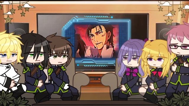 ~Seraph of the end react to|Реакция Последнего серафима на~[1/?](Guren×Shinya) смотреть онлайн