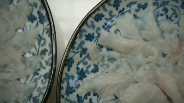 Рыба ФУГУ, Обработка для Сашими