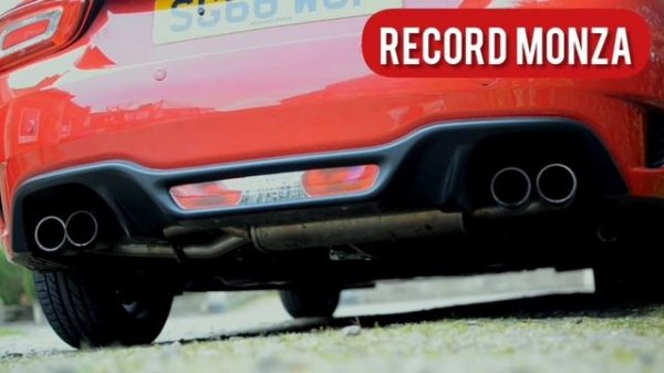 Fiat 124 Spider ABARTH Stock VS Record Monza Exhaust Sounds