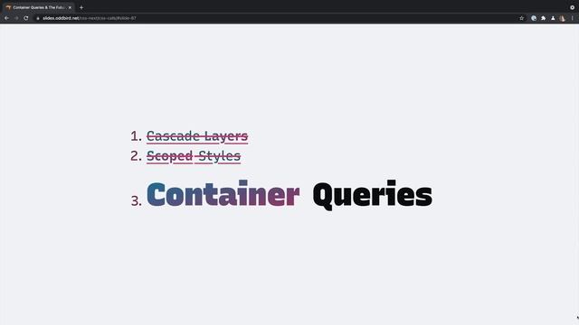 Miriam Suzanne - Container Queries & The Future of CSS смотреть онлайн