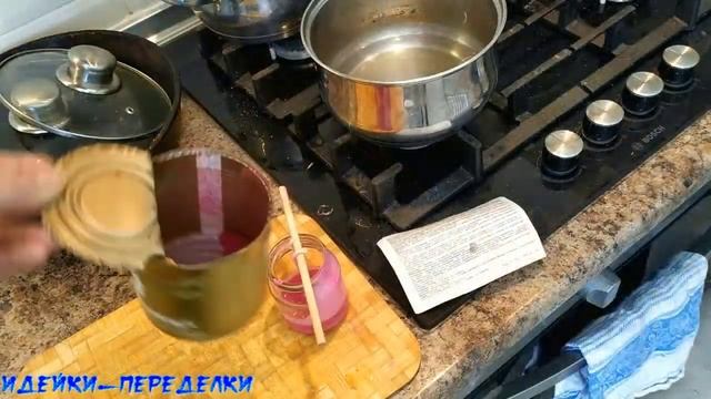 Свечи своими руками из восковых мелков и пчелиных сот. Фитиль.Candles with their own hands made. смотреть онлайн