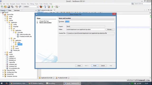Controladores y vistas en Zend Framework 2 смотреть онлайн