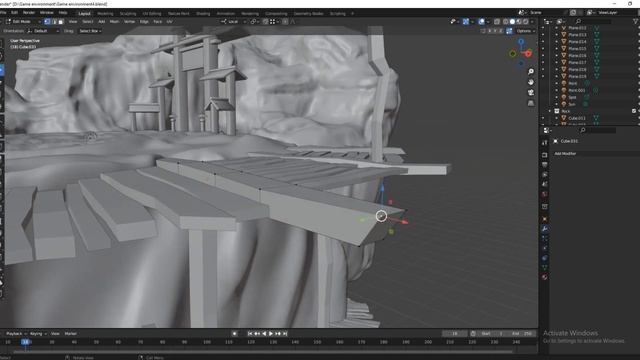 Environment Art Breakdown | blender tutorial | Gaming environment breakdown смотреть онлайн