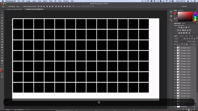Photoshop CC Tutorial: How to create a Square Mosaic Collage Photo Effect смотреть онлайн