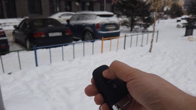 Бесключевой доступ, кнопка старт-стоп | Сигнализация с алиэкспресс в Хонду Цивик смотреть онлайн