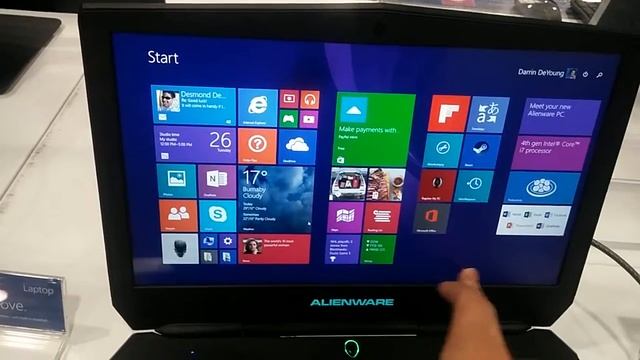 Dell Alienware 15 ANW15 5350SLV Game Laptop in-Store Quick Review смотреть онлайн