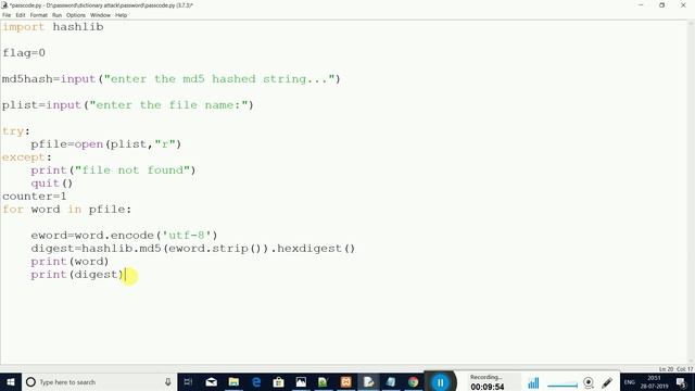 Python tool(coding) MD5 Hashed Decoder to plain Text || 16lakh ++ iteration смотреть онлайн