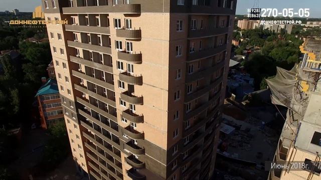 Ход строительства ЖК "Сельмаш" за Июнь 2018 года смотреть онлайн