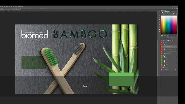 Photoshop — Адаптирую рекламный макет под слайд презентации. Рабочий процесс 10 смотреть онлайн