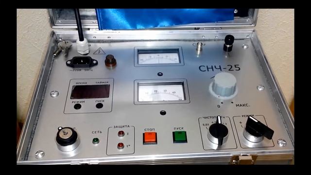 Установка для испытания СПЭ кабелей СНЧ 25КП смотреть онлайн