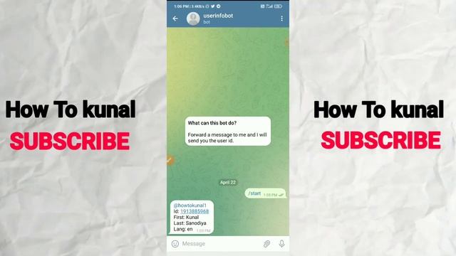 How To Find Telegram user id and username смотреть онлайн