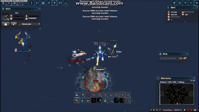 DARK ORBİT DE6 Cross Server New map R-ZONE смотреть онлайн
