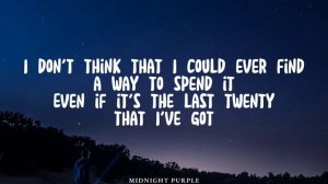Benson Boone- In The Stars (lyrics)